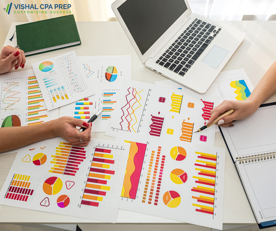Mind map representing CPA exam study tips for visual learners - Vishal CPA PREP