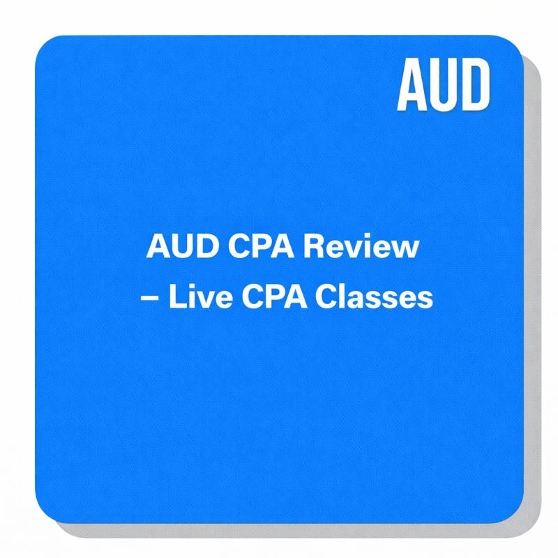 AUD CPA Review – Live CPA Classes - Vishal CPA Prep