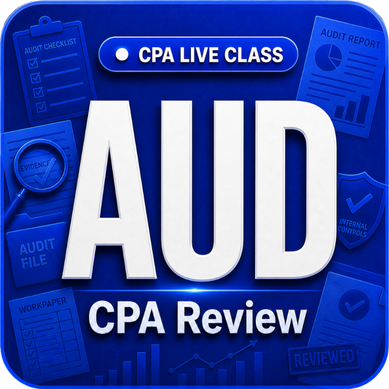 AUD CPA Review Live Classes | Pass Faster with Vishal CPA Prep