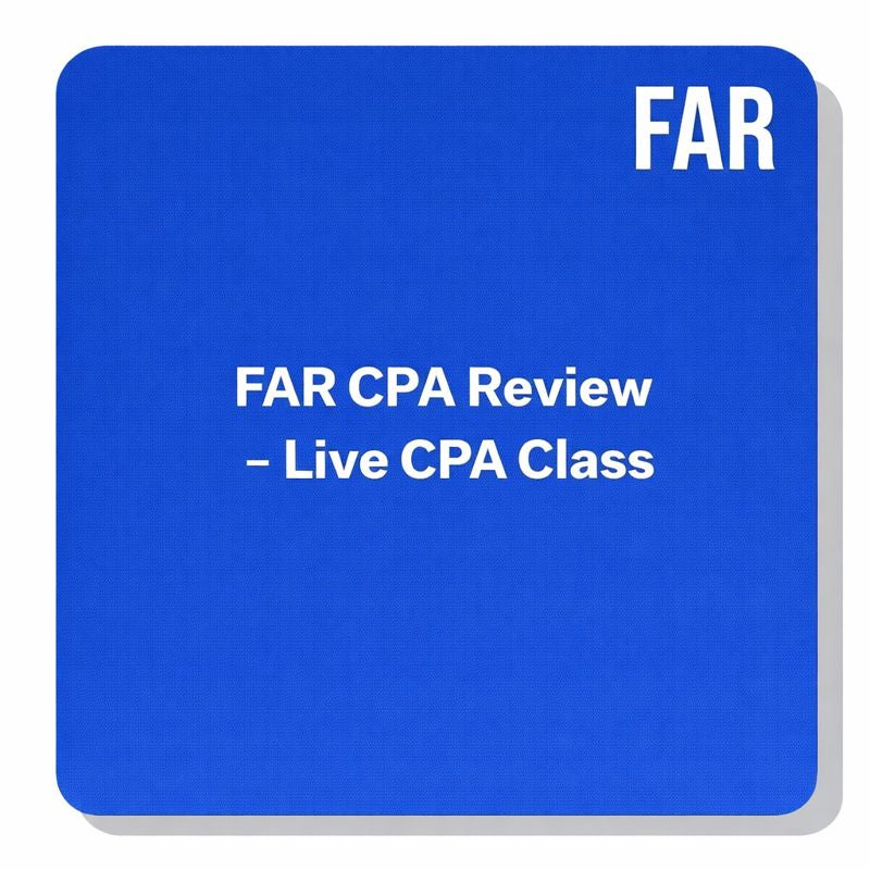 FAR CPA Review - Live CPA Class - Vishal CPA Prep