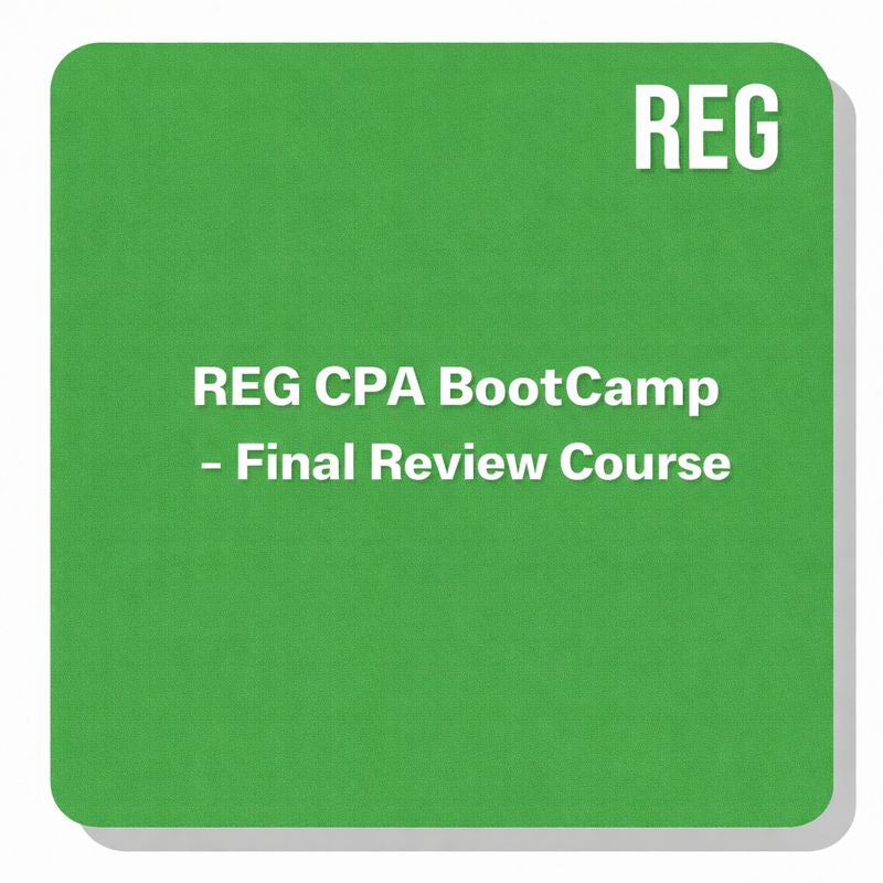 REG CPA BootCamp - Final Review Course - Vishal CPA Prep