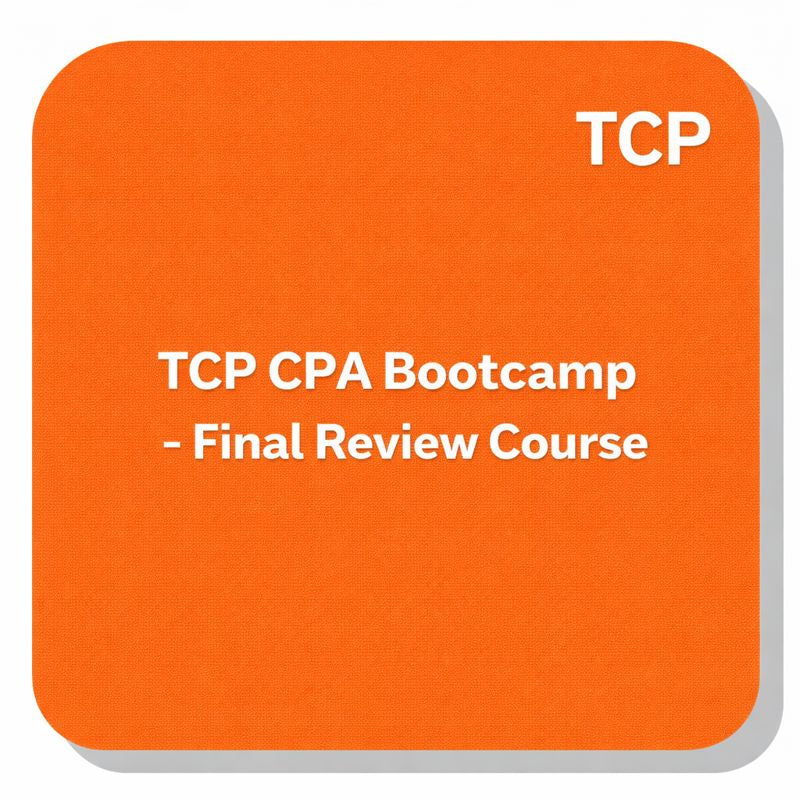 TCP CPA Bootcamp - Final Review Course - Vishal CPA Prep