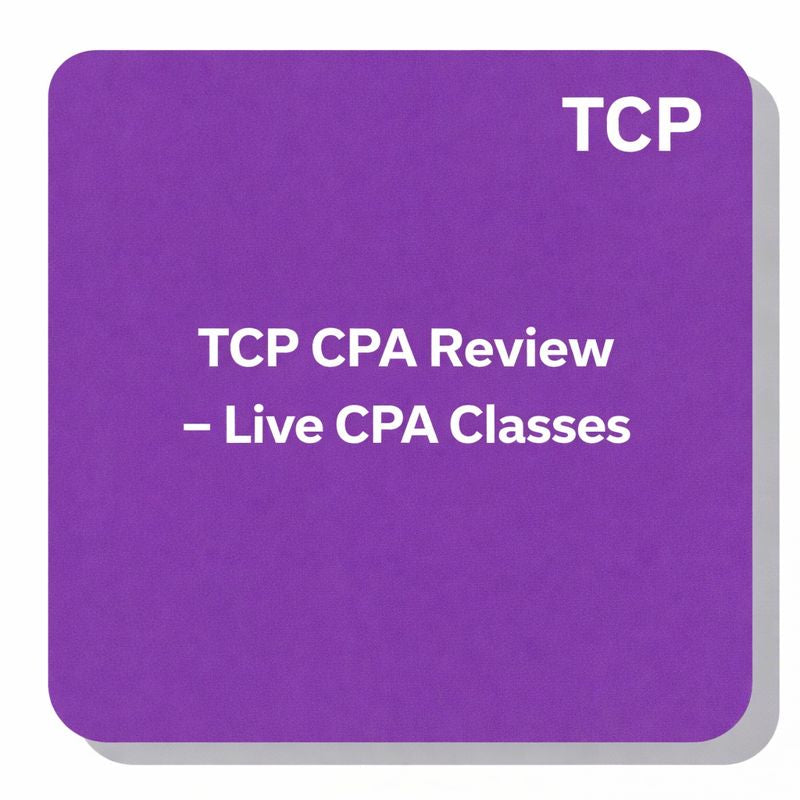 TCP CPA Review – Live CPA Classes - Vishal CPA Prep