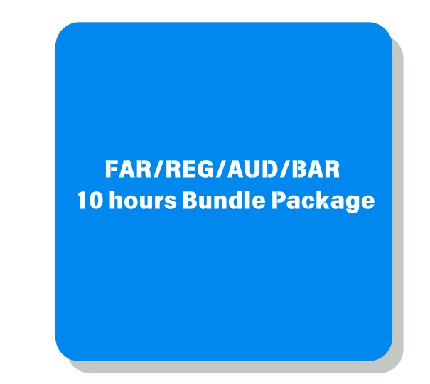 FAR/REG/AUD/BAR - 10 hours Bundle Package